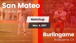 Matchup: San Mateo High vs. Burlingame  2017