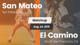 Matchup: San Mateo High vs. El Camino  2018