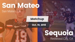 Matchup: San Mateo High vs. Sequoia  2018