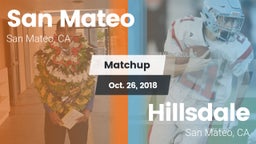 Matchup: San Mateo High vs. Hillsdale  2018