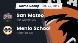Recap: San Mateo  vs. Menlo School 2019