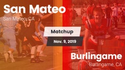 Matchup: San Mateo High vs. Burlingame  2019
