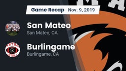 Recap: San Mateo  vs. Burlingame  2019