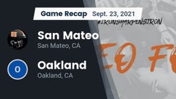 Recap: San Mateo  vs. Oakland  2021