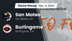 Recap: San Mateo  vs. Burlingame  2023