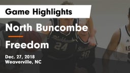 North Buncombe  vs Freedom  Game Highlights - Dec. 27, 2018