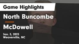 North Buncombe  vs McDowell   Game Highlights - Jan. 3, 2023
