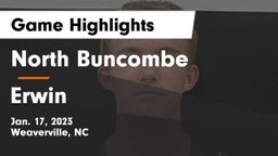 North Buncombe  vs Erwin  Game Highlights - Jan. 17, 2023