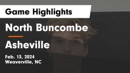 North Buncombe  vs Asheville  Game Highlights - Feb. 13, 2024