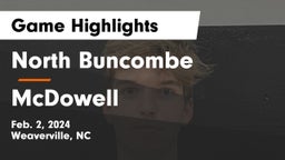 North Buncombe  vs McDowell   Game Highlights - Feb. 2, 2024
