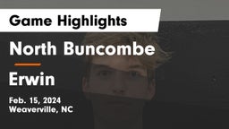 North Buncombe  vs Erwin  Game Highlights - Feb. 15, 2024