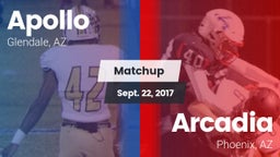 Matchup: Apollo  vs. Arcadia  2017