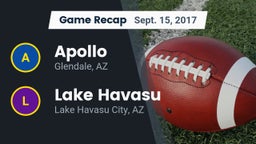 Recap: Apollo  vs. Lake Havasu  2017