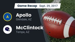 Recap: Apollo  vs. McClintock  2017