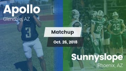 Matchup: Apollo  vs. Sunnyslope  2018