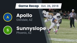 Recap: Apollo  vs. Sunnyslope  2018