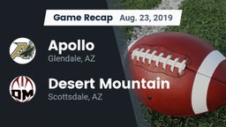 Recap: Apollo  vs. Desert Mountain  2019