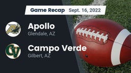 Recap: Apollo  vs. Campo Verde  2022