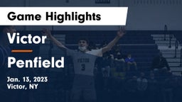 Victor  vs Penfield  Game Highlights - Jan. 13, 2023