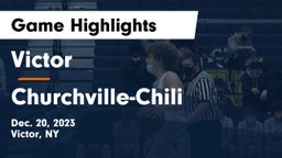 Victor  vs Churchville-Chili  Game Highlights - Dec. 20, 2023