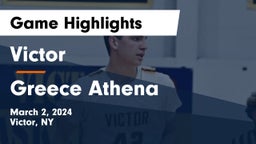 Victor  vs Greece Athena  Game Highlights - March 2, 2024
