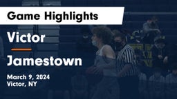 Victor  vs Jamestown  Game Highlights - March 9, 2024