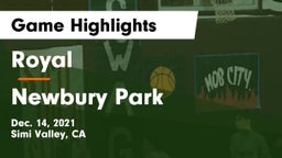 Royal  vs Newbury Park  Game Highlights - Dec. 14, 2021