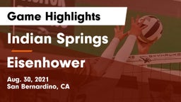 Indian Springs  vs Eisenhower  Game Highlights - Aug. 30, 2021