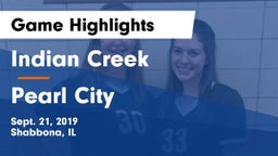 Indian Creek  vs Pearl City Game Highlights - Sept. 21, 2019