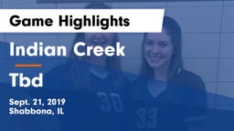 Indian Creek  vs Tbd Game Highlights - Sept. 21, 2019