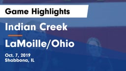 Indian Creek  vs LaMoille/Ohio Game Highlights - Oct. 7, 2019