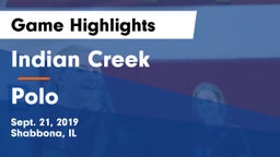 Indian Creek  vs Polo  Game Highlights - Sept. 21, 2019