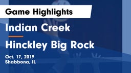 Indian Creek  vs Hinckley Big Rock Game Highlights - Oct. 17, 2019