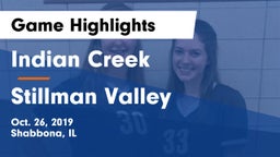 Indian Creek  vs Stillman Valley  Game Highlights - Oct. 26, 2019