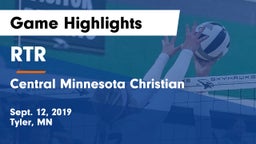 RTR  vs Central Minnesota Christian Game Highlights - Sept. 12, 2019