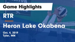 RTR  vs Heron Lake Okabena Game Highlights - Oct. 4, 2019