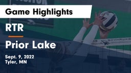 RTR  vs Prior Lake  Game Highlights - Sept. 9, 2022