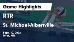 RTR  vs St. Michael-Albertville  Game Highlights - Sept. 10, 2022