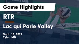 RTR  vs Lac qui Parle Valley  Game Highlights - Sept. 13, 2022