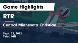 RTR  vs Central Minnesota Christian Game Highlights - Sept. 22, 2022