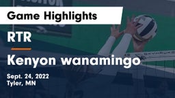 RTR  vs Kenyon wanamingo Game Highlights - Sept. 24, 2022