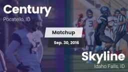 Matchup: Century  vs. Skyline  2016