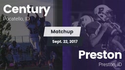 Matchup: Century  vs. Preston  2017