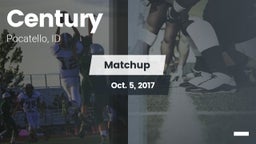 Matchup: Century  vs. _ 2017