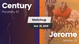 Matchup: Century  vs. Jerome  2018
