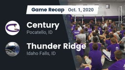 Recap: Century  vs. Thunder Ridge  2020
