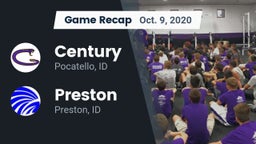 Recap: Century  vs. Preston  2020