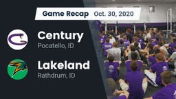 Recap: Century  vs. Lakeland  2020