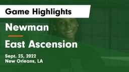 Newman  vs East Ascension  Game Highlights - Sept. 23, 2022