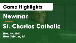 Newman  vs St. Charles Catholic Game Highlights - Nov. 10, 2022